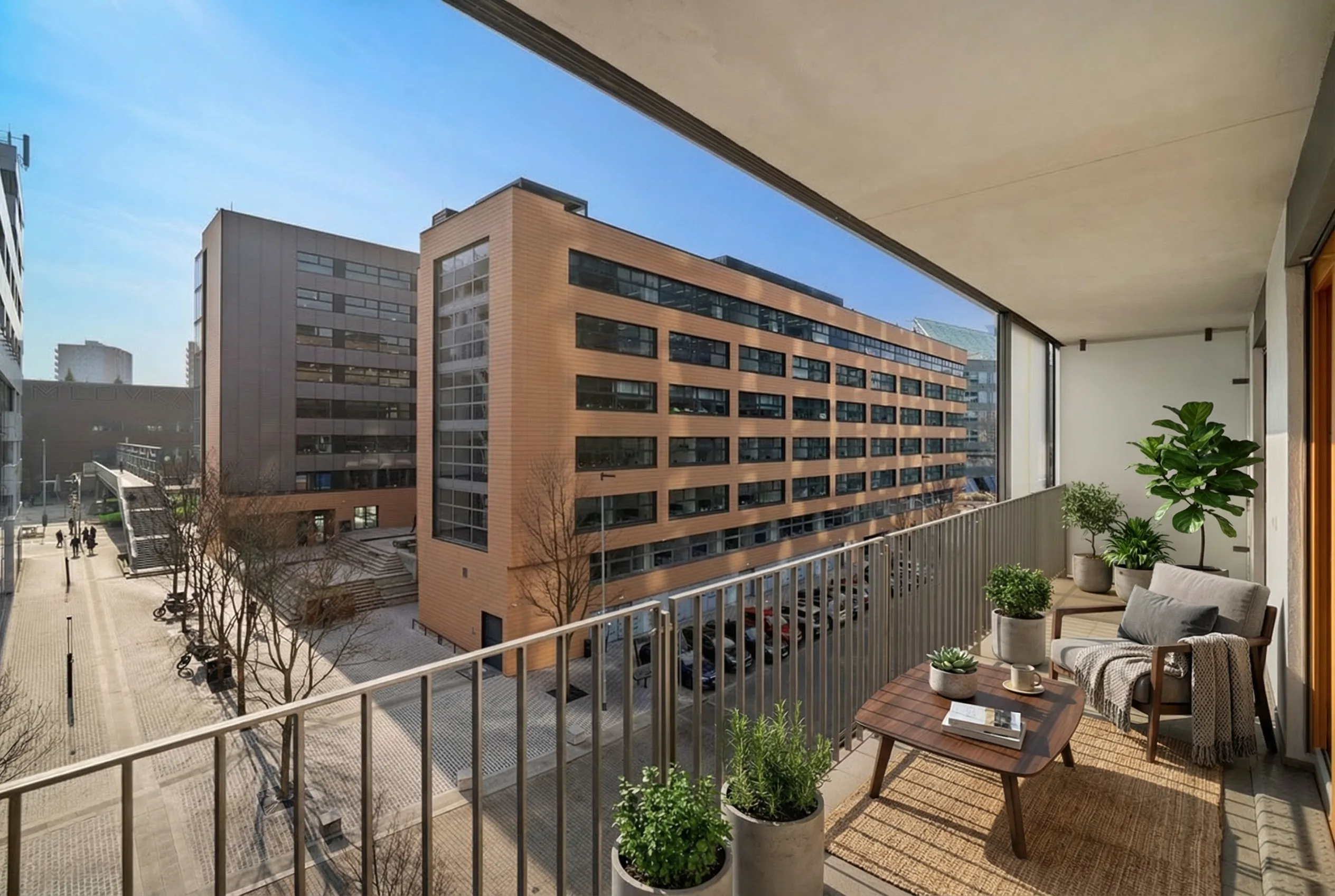 Vizualizace jižní lodžie – Brumlovka